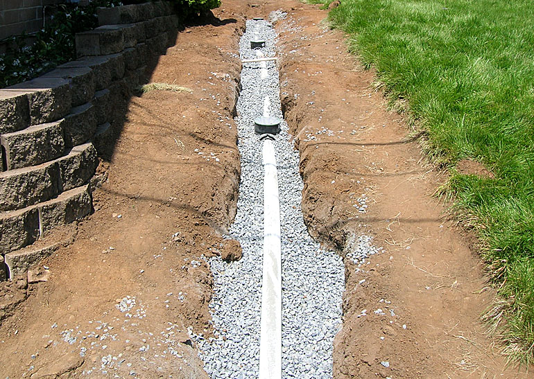 Home Foundation Drainage Repair Project